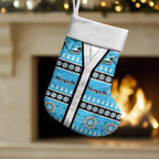 Sharks Rugby Christmas Stocking Aboriginal Seamless Cardigan Inspired
