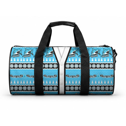 Sharks Rugby Christmas Duffle Bag Aboriginal Seamless Cardigan Inspired