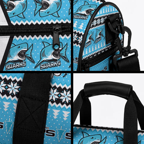 Sharks Rugby Christmas Duffle Bag Aboriginal Seamless Cardigan Inspired