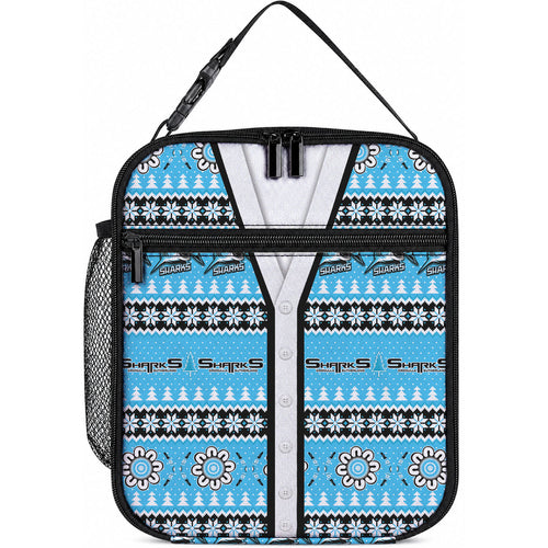 Sharks Rugby Christmas Lunch Bag Aboriginal Seamless Cardigan Inspired