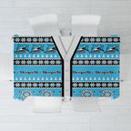 Sharks Rugby Christmas Tablecloth Aboriginal Seamless Cardigan Inspired