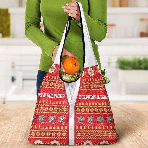 Dolphins Rugby Christmas Grocery Bag Aboriginal Seamless Cardigan Inspired