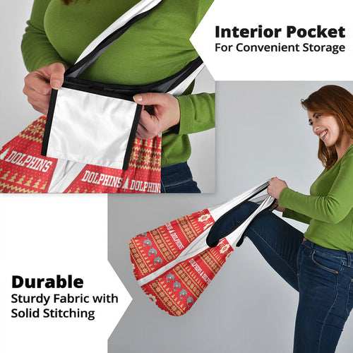Dolphins Rugby Christmas Grocery Bag Aboriginal Seamless Cardigan Inspired