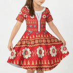 Dolphins Rugby Christmas Kid Short Sleeve Dress Aboriginal Seamless Cardigan Inspired