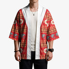 Dolphins Rugby Christmas Kimono Aboriginal Seamless Cardigan Inspired
