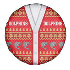 Dolphins Rugby Christmas Spare Tire Cover Aboriginal Seamless Cardigan Inspired