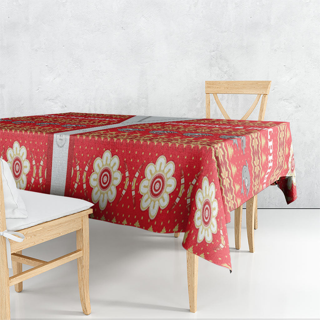 Dolphins Rugby Christmas Tablecloth Aboriginal Seamless Cardigan Inspired