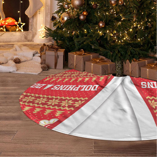 Dolphins Rugby Christmas Tree Skirt Aboriginal Seamless Cardigan Inspired