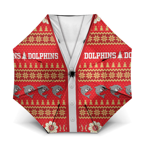 Dolphins Rugby Christmas Umbrella Aboriginal Seamless Cardigan Inspired