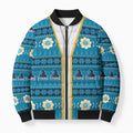 Titans Rugby Christmas Bomber Puffer Jacket Aboriginal Seamless Cardigan Inspired