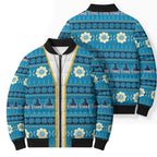 Titans Rugby Christmas Bomber Puffer Jacket Aboriginal Seamless Cardigan Inspired