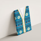 Titans Rugby Christmas Canvas Wall Art Aboriginal Seamless Cardigan Inspired