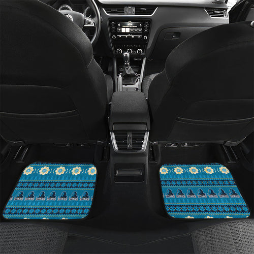 Titans Rugby Christmas Car Mats Aboriginal Seamless Cardigan Inspired