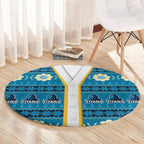 Titans Rugby Christmas Round Carpet Aboriginal Seamless Cardigan Inspired
