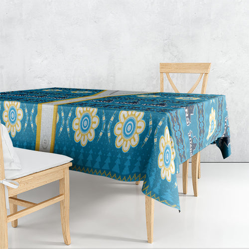 Titans Rugby Christmas Tablecloth Aboriginal Seamless Cardigan Inspired
