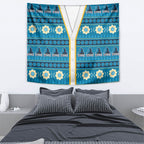 Titans Rugby Christmas Tapestry Aboriginal Seamless Cardigan Inspired