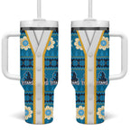 Titans Rugby Christmas Tumbler With Handle Aboriginal Seamless Cardigan Inspired