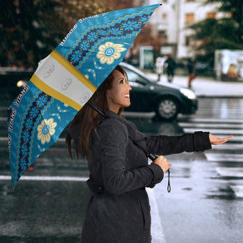 Titans Rugby Christmas Umbrella Aboriginal Seamless Cardigan Inspired