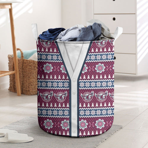 Sea Eagles Rugby Christmas Laundry Basket Aboriginal Seamless Cardigan Inspired