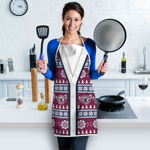 Sea Eagles Rugby Christmas Apron Aboriginal Seamless Cardigan Inspired