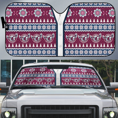 Sea Eagles Rugby Christmas Auto Sun Shade Aboriginal Seamless Cardigan Inspired