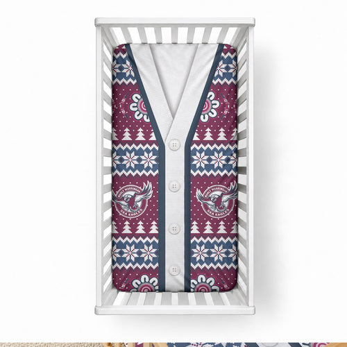 Sea Eagles Rugby Christmas Baby Bed Cover Aboriginal Seamless Cardigan Inspired