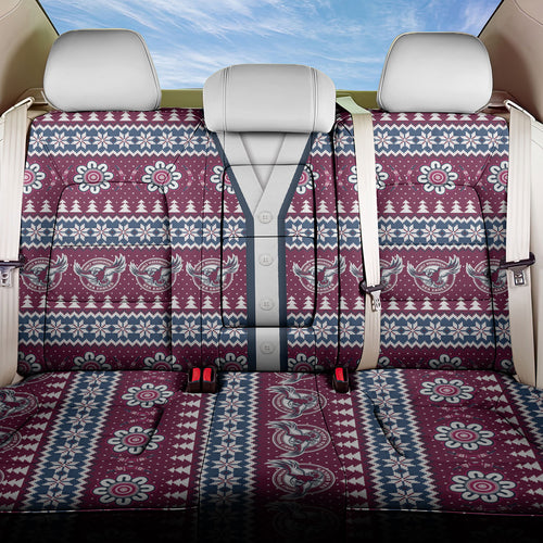 Sea Eagles Rugby Christmas Back Car Seat Cover Aboriginal Seamless Cardigan Inspired