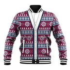 Sea Eagles Rugby Christmas Baseball Jacket Aboriginal Seamless Cardigan Inspired