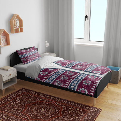 Sea Eagles Rugby Christmas Bedding Set Aboriginal Seamless Cardigan Inspired