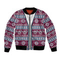 Sea Eagles Rugby Christmas Bomber Jacket Aboriginal Seamless Cardigan Inspired