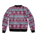 Sea Eagles Rugby Christmas Bomber Jacket Aboriginal Seamless Cardigan Inspired
