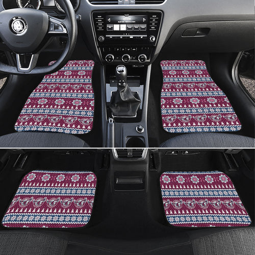Sea Eagles Rugby Christmas Car Mats Aboriginal Seamless Cardigan Inspired