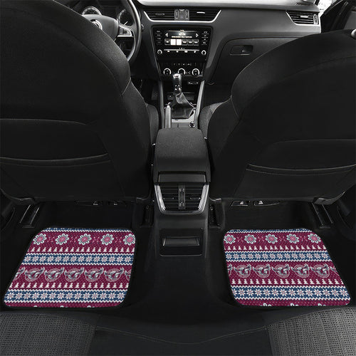 Sea Eagles Rugby Christmas Car Mats Aboriginal Seamless Cardigan Inspired