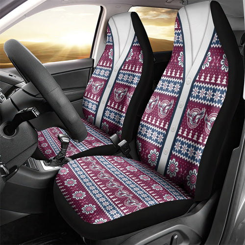 Sea Eagles Rugby Christmas Car Seat Cover Aboriginal Seamless Cardigan Inspired