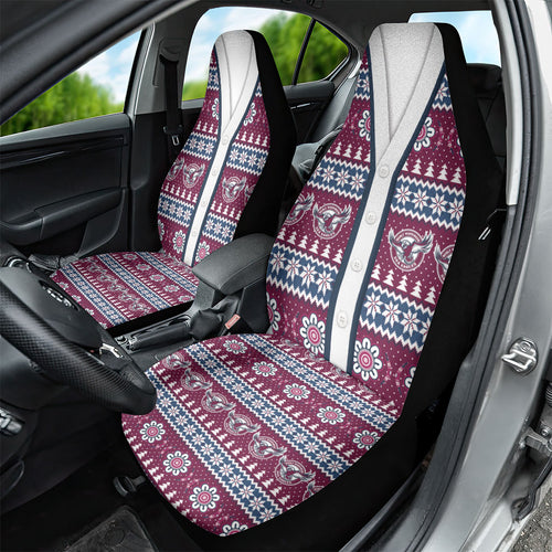 Sea Eagles Rugby Christmas Car Seat Cover Aboriginal Seamless Cardigan Inspired