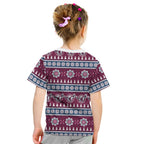 Sea Eagles Rugby Christmas Kid T Shirt Aboriginal Seamless Cardigan Inspired