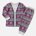 Sea Eagles Rugby Christmas Pajama Set Aboriginal Seamless Cardigan Inspired