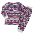 Sea Eagles Rugby Christmas Pajama Set Aboriginal Seamless Cardigan Inspired