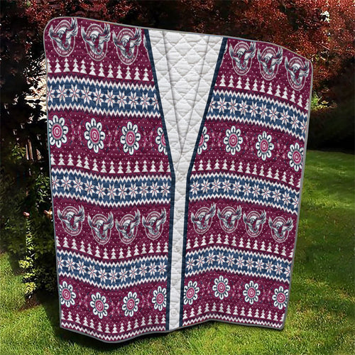 Sea Eagles Rugby Christmas Quilt Aboriginal Seamless Cardigan Inspired
