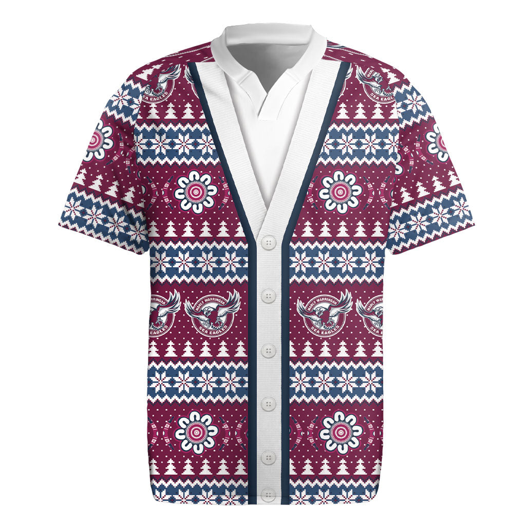 Sea Eagles Rugby Christmas Rugby Jersey Aboriginal Seamless Cardigan Inspired