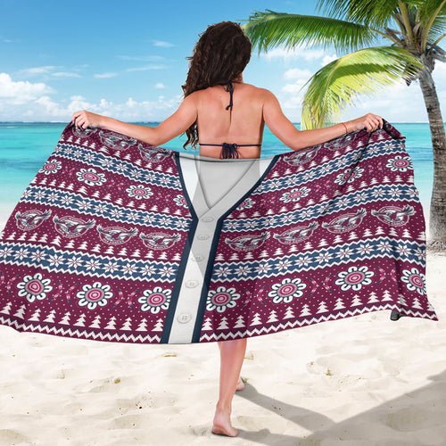 Sea Eagles Rugby Christmas Sarong Aboriginal Seamless Cardigan Inspired