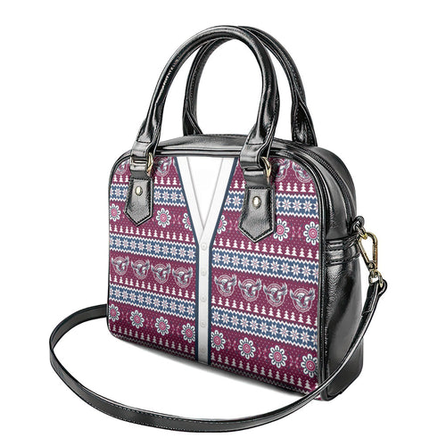 Sea Eagles Rugby Christmas Shoulder Handbag Aboriginal Seamless Cardigan Inspired