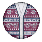 Sea Eagles Rugby Christmas Spare Tire Cover Aboriginal Seamless Cardigan Inspired