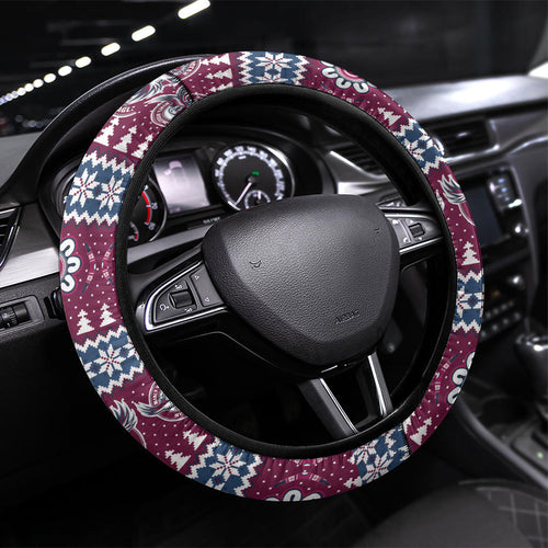 Sea Eagles Rugby Christmas Steering Wheel Cover Aboriginal Seamless Cardigan Inspired