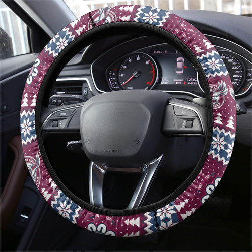 Sea Eagles Rugby Christmas Steering Wheel Cover Aboriginal Seamless Cardigan Inspired