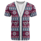 Sea Eagles Rugby Christmas T Shirt Aboriginal Seamless Cardigan Inspired