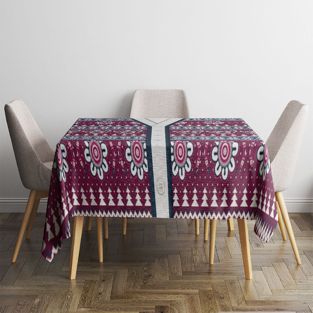 Sea Eagles Rugby Christmas Tablecloth Aboriginal Seamless Cardigan Inspired