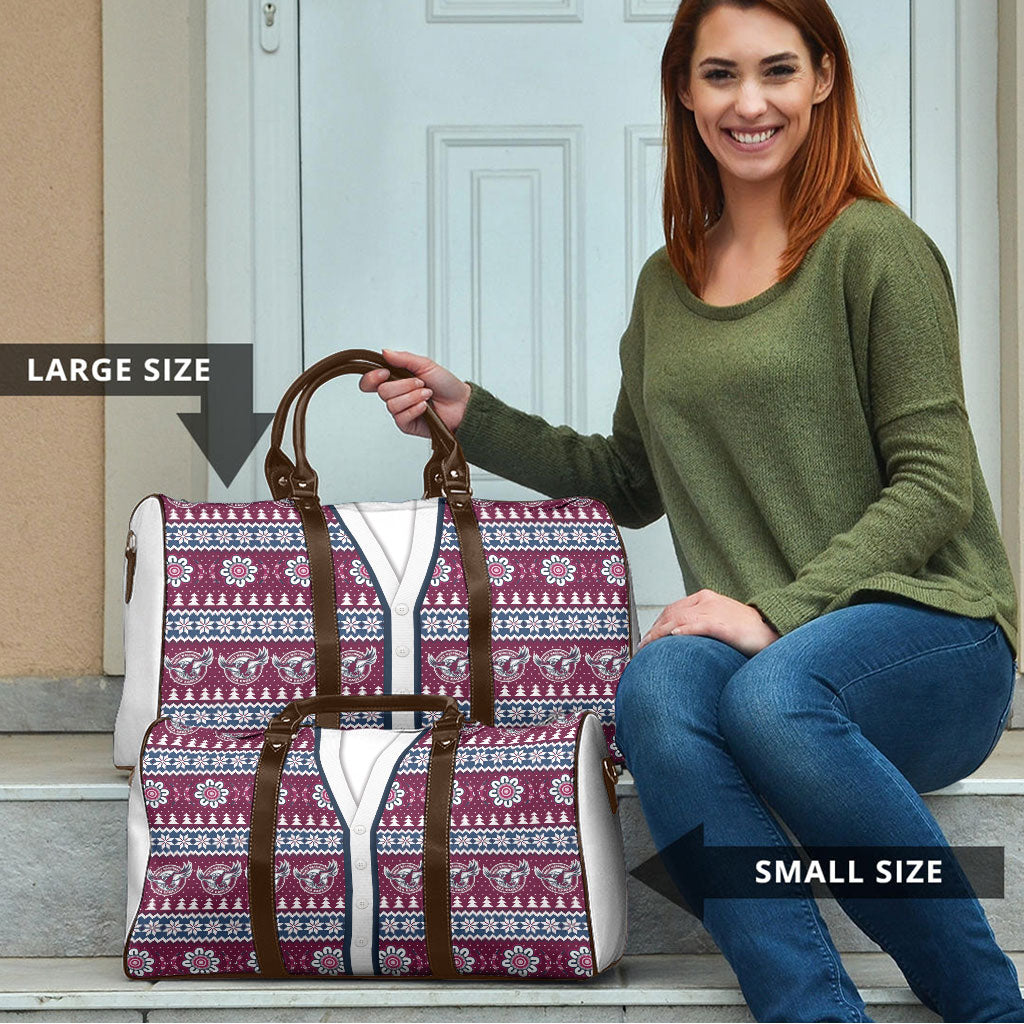 Sea Eagles Rugby Christmas Travel Bag Aboriginal Seamless Cardigan Inspired