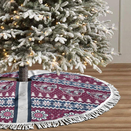 Sea Eagles Rugby Christmas Tree Skirt Aboriginal Seamless Cardigan Inspired