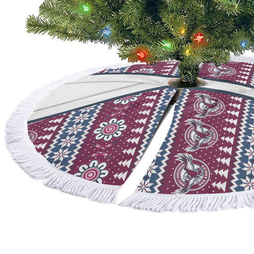 Sea Eagles Rugby Christmas Tree Skirt Aboriginal Seamless Cardigan Inspired